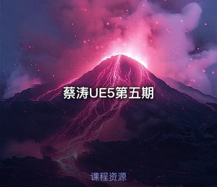 蔡涛UE5第五期