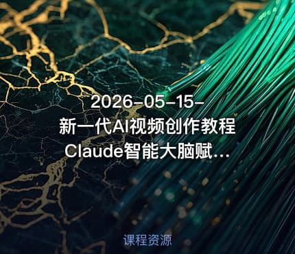 2026-05-15-新一代AI视频创作教程Claude智能大脑赋能HiggsfieldMCP实操流程