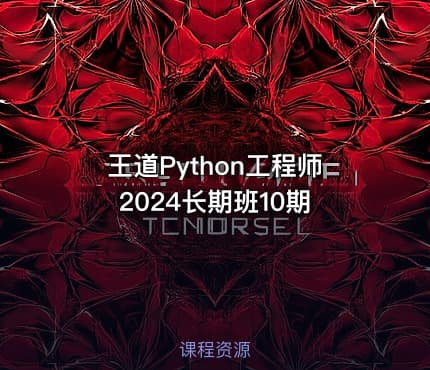 王道Python工程师2024长期班10期