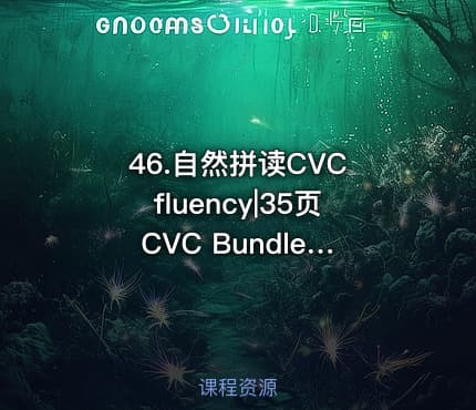 46.自然拼读CVC fluency|35页 CVC Bundle Reading Comprehension