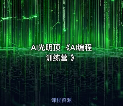 AI光明顶 《AI编程训练营 》