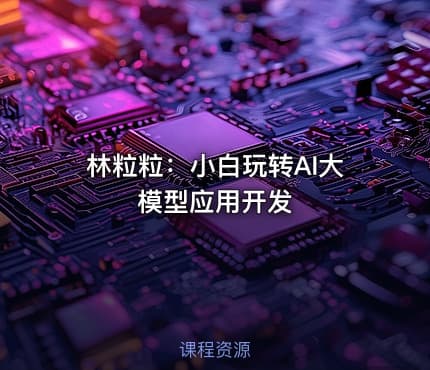 林粒粒：小白玩转AI大模型应用开发