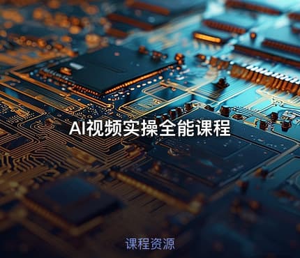 AI视频实操全能课程