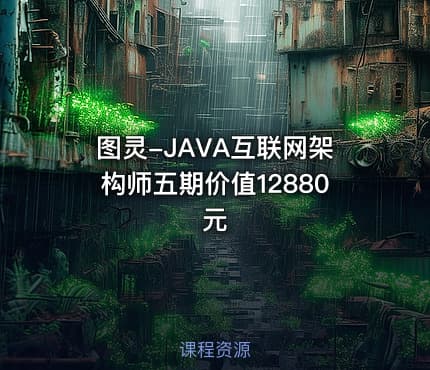 图灵-JAVA互联网架构师五期价值12880元