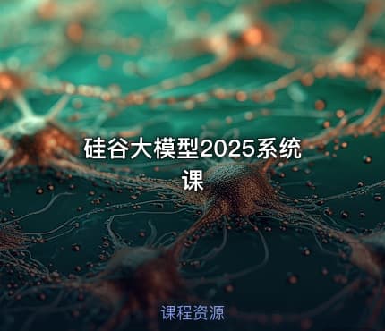 硅谷大模型2025系统课