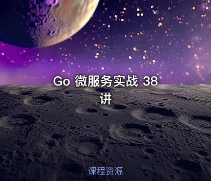 Go 微服务实战 38 讲