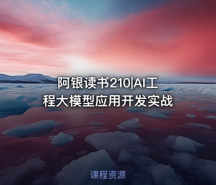 阿银读书210|AI工程大模型应用开发实战