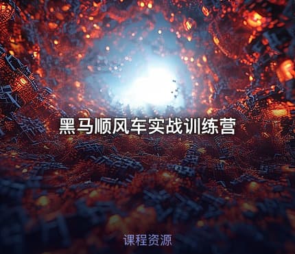 黑马顺风车实战训练营