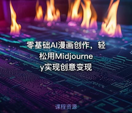 零基础AI漫画创作，轻松用Midjourney实现创意变现
