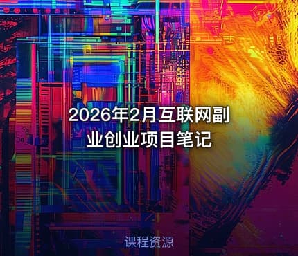 2026年2月互联网副业创业项目笔记