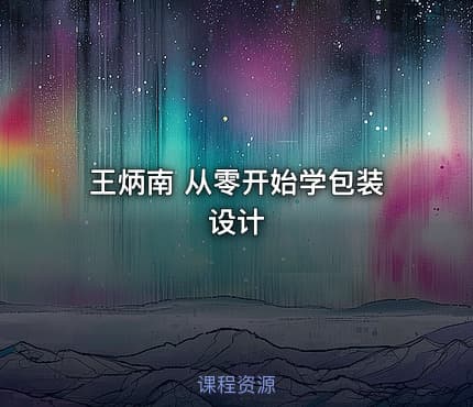 王炳南 从零开始学包装设计