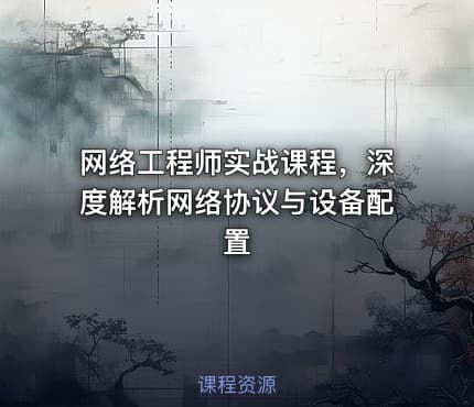 网络工程师实战课程，深度解析网络协议与设备配置