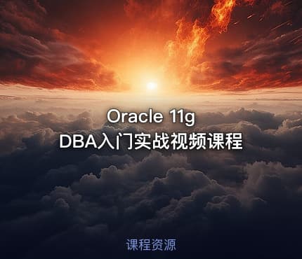 Oracle 11g DBA入门实战视频课程