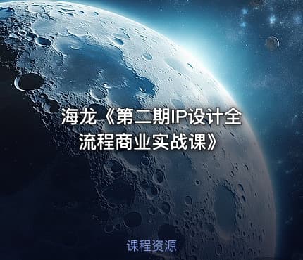 海龙《第二期IP设计全流程商业实战课》