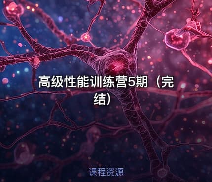高级性能训练营5期（完结）