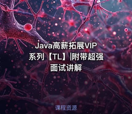Java高薪拓展VIP系列【TL】|附带超强面试讲解