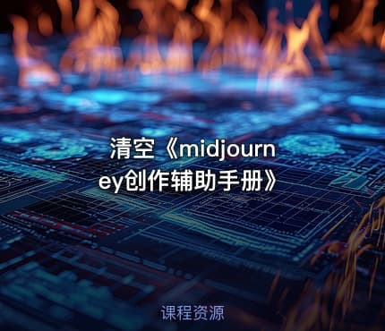 清空《midjourney创作辅助手册》