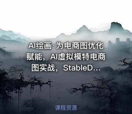AI绘画·为电商图优化赋能，AI虚拟模特电商图实战，StableDiffusion电商图优化教程