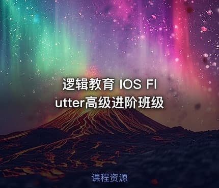 逻辑教育 IOS Flutter高级进阶班级