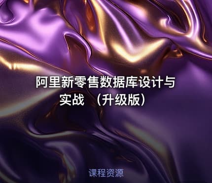 阿里新零售数据库设计与实战 （升级版）