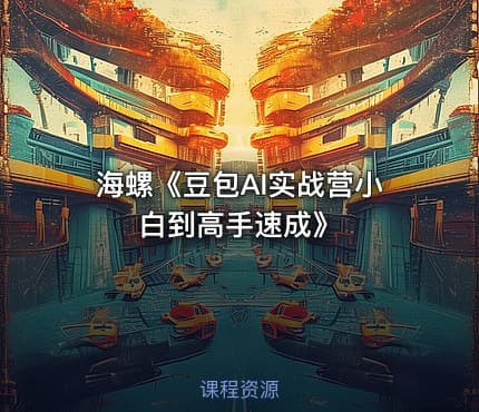 海螺《豆包AI实战营小白到高手速成》