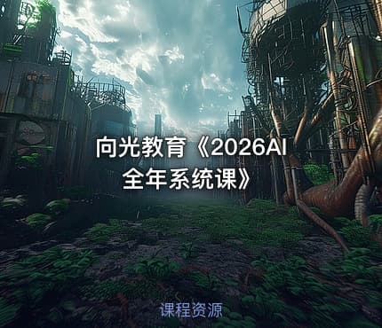 向光教育《2026AI全年系统课》