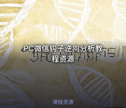 PC微信钩子逆向分析教程资源