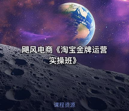 飓风电商《淘宝金牌运营实操班》