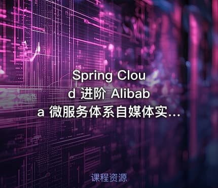 Spring Cloud 进阶 Alibaba 微服务体系自媒体实战（完结无密）
