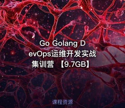 Go Golang DevOps运维开发实战集训营 【9.7GB】