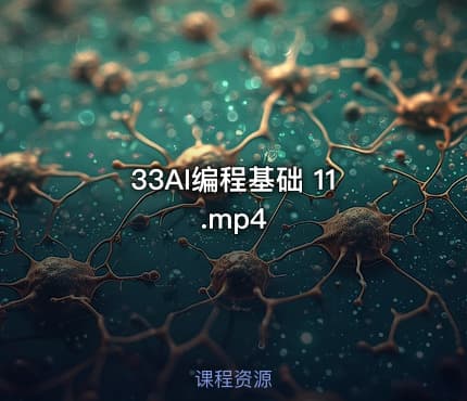 33AI编程基础 11.mp4