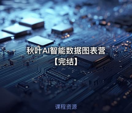 秋叶AI智能数据图表营【完结】