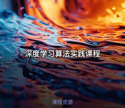 深度学习算法实践课程