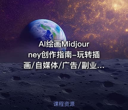 AI绘画Midjourney创作指南-玩转插画/自媒体/广告/副业（已完结）