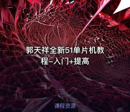 郭天祥全新51单片机教程-入门+提高