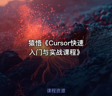 猿悟《Cursor快速入门与实战课程》