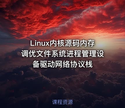 Linux内核源码内存调优文件系统进程管理设备驱动网络协议栈