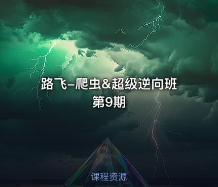 路飞-爬虫&超级逆向班第9期