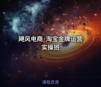 飓风电商·淘宝金牌运营实操班