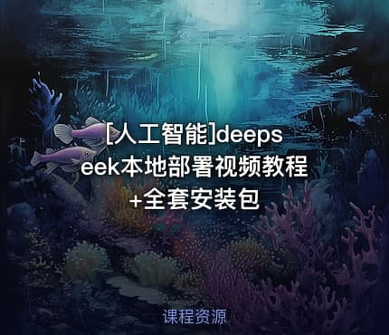 [人工智能]deepseek本地部署视频教程+全套安装包