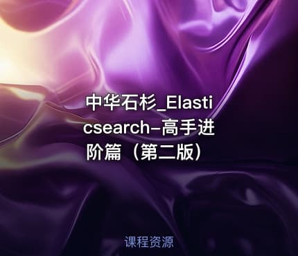 中华石杉_Elasticsearch-高手进阶篇（第二版）