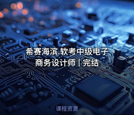 希赛海滨.软考中级电子商务设计师 | 完结