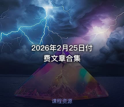 2026年2月25日付费文章合集
