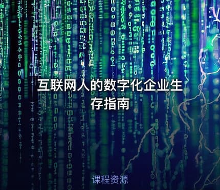 互联网人的数字化企业生存指南