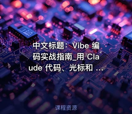 中文标题：Vibe 编码实战指南_用 Claude 代码、光标和 Codex 快速构建全栈应用