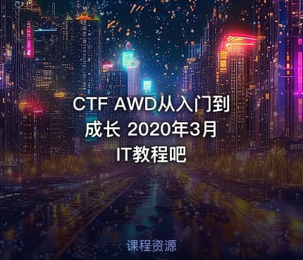 CTF AWD从入门到成长 2020年3月 IT教程吧