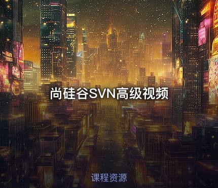 尚硅谷SVN高级视频