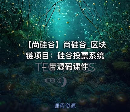 【尚硅谷】尚硅谷_区块链项目：硅谷投票系统 - 带源码课件