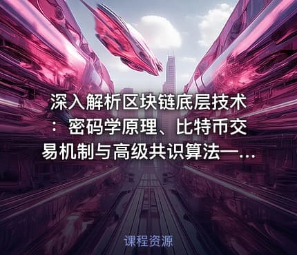 深入解析区块链底层技术：密码学原理、比特币交易机制与高级共识算法——区块链技术精髓全解指南