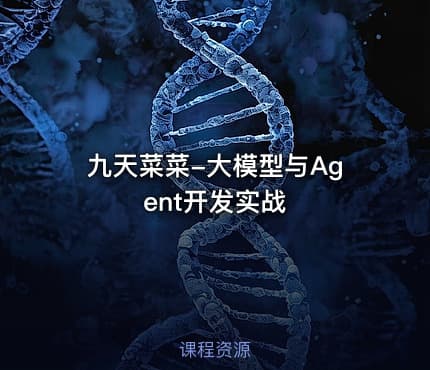 九天菜菜-大模型与Agent开发实战
